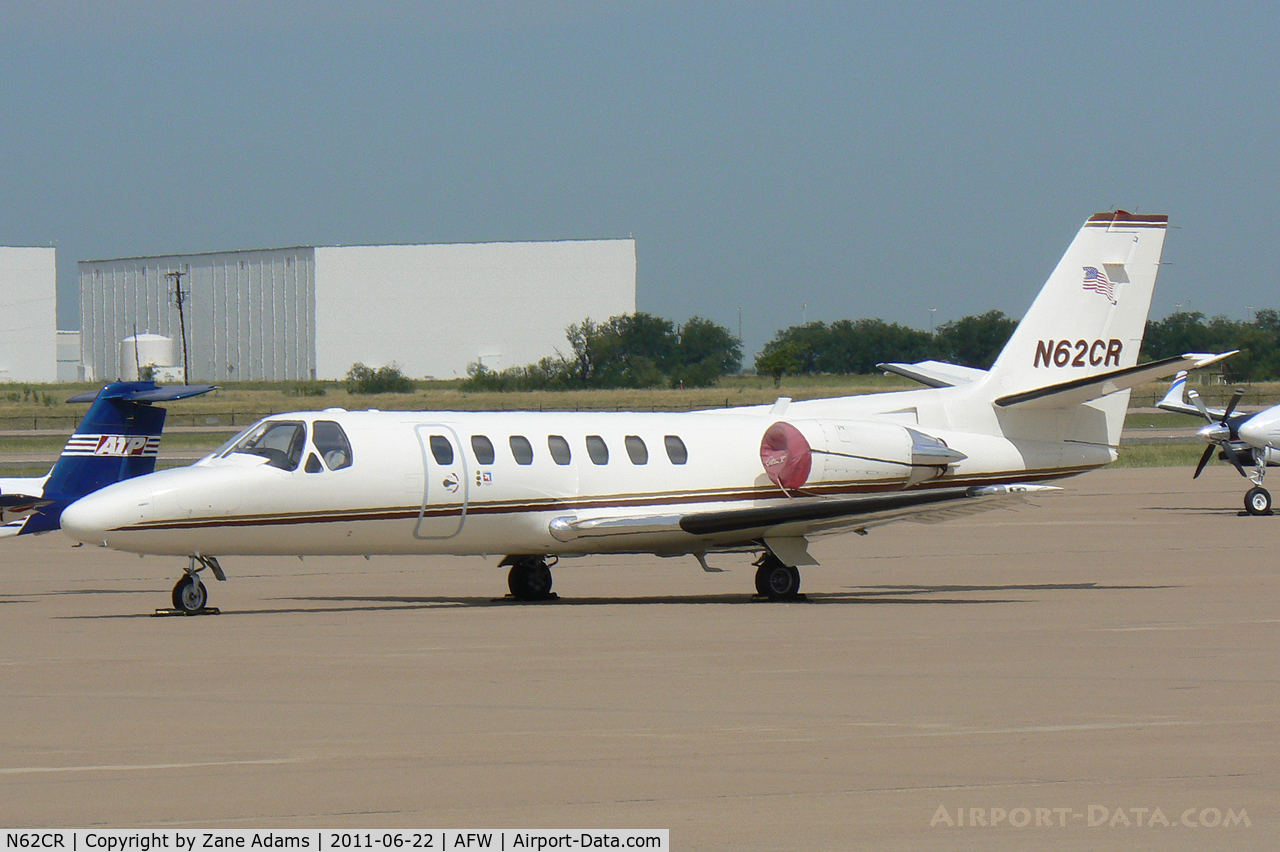 N62CR, 1992 Cessna 560 C/N 560-0188, At Alliance Airport - Fort Worth, TX
