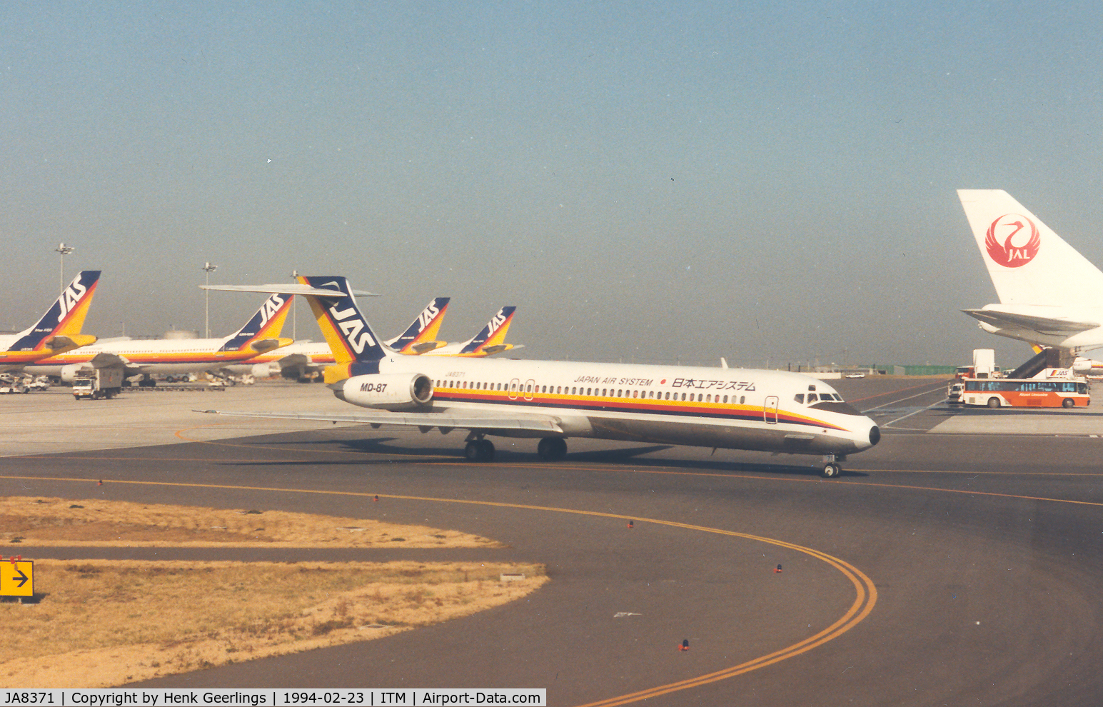 JA8371, McDonnell Douglas MD-87 (DC-9-87) C/N 53040, JAS - Japan Air System