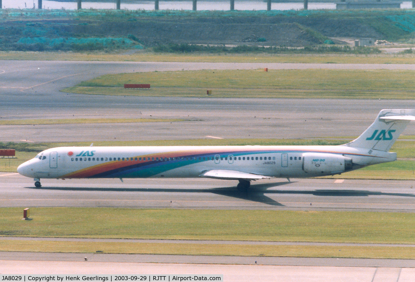 JA8029, 1997 McDonnell Douglas MD-90-30 C/N 53361, JAS - Japan Air System