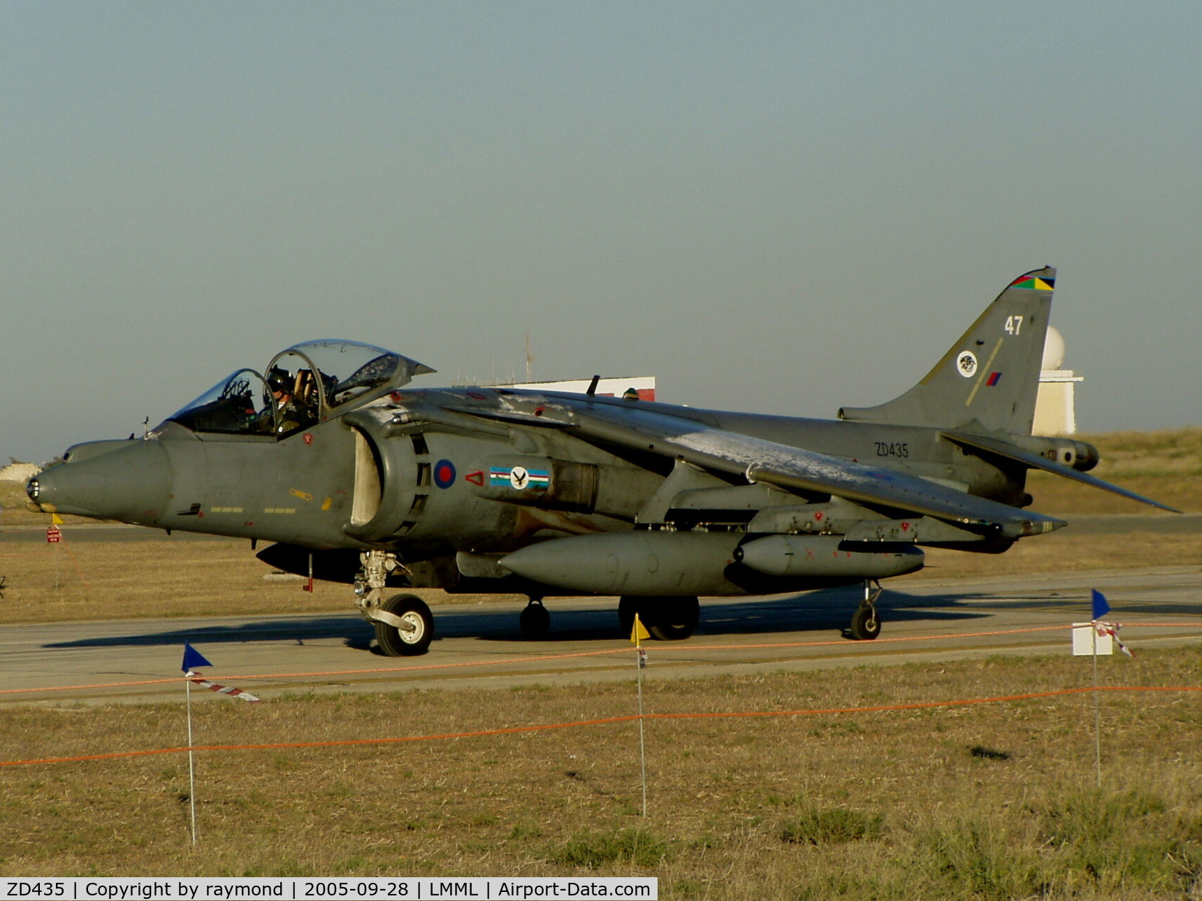 ZD435, 1989 British Aerospace Harrier GR.7 C/N P47, Harrier GR9 ZD435/47 20Sqd RAF