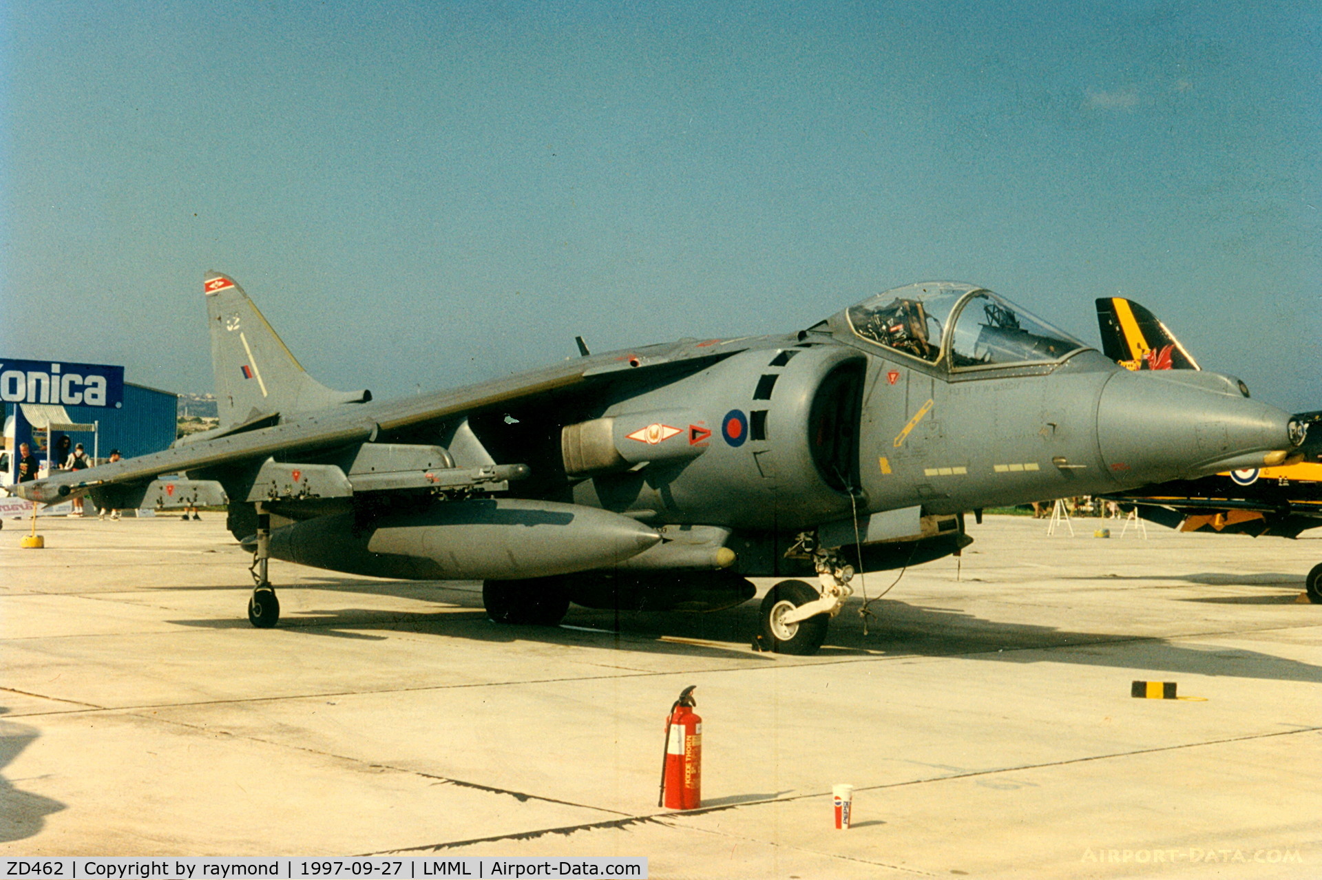 ZD462, 1989 British Aerospace Harrier GR.7 C/N P51, Harrier GR7 ZD462/52 1Sqd RAF