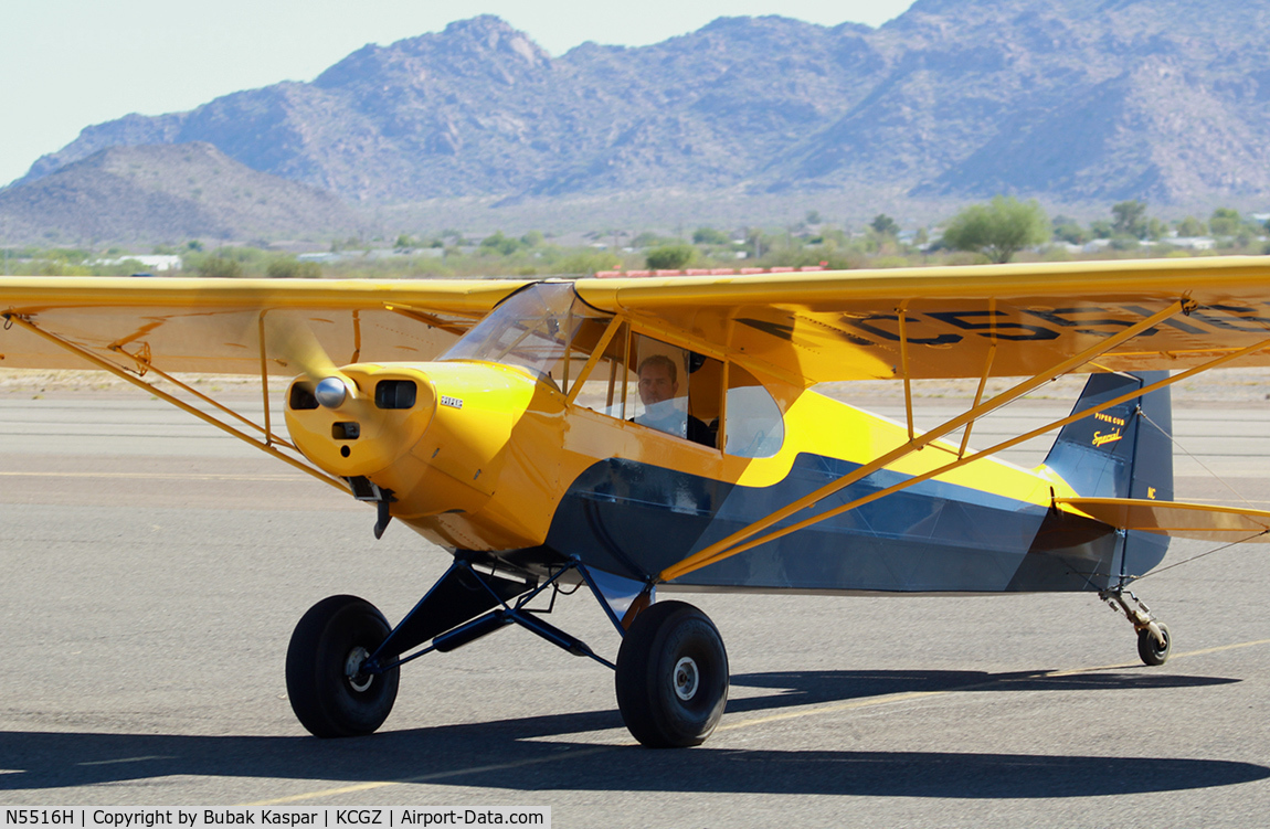 N5516H, Piper PA-11 Cub Special C/N 11-1018, Casa Grande, AZ
