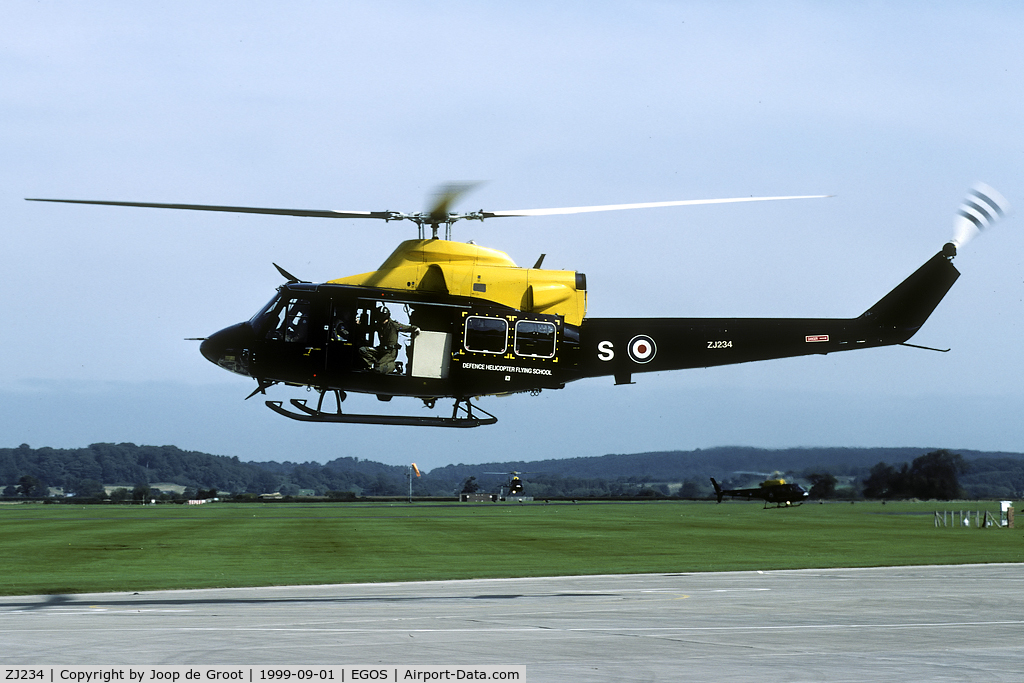 ZJ234, 1996 Bell 412EP Griffin HT1 C/N 36144, Defence Helicopter Flying School