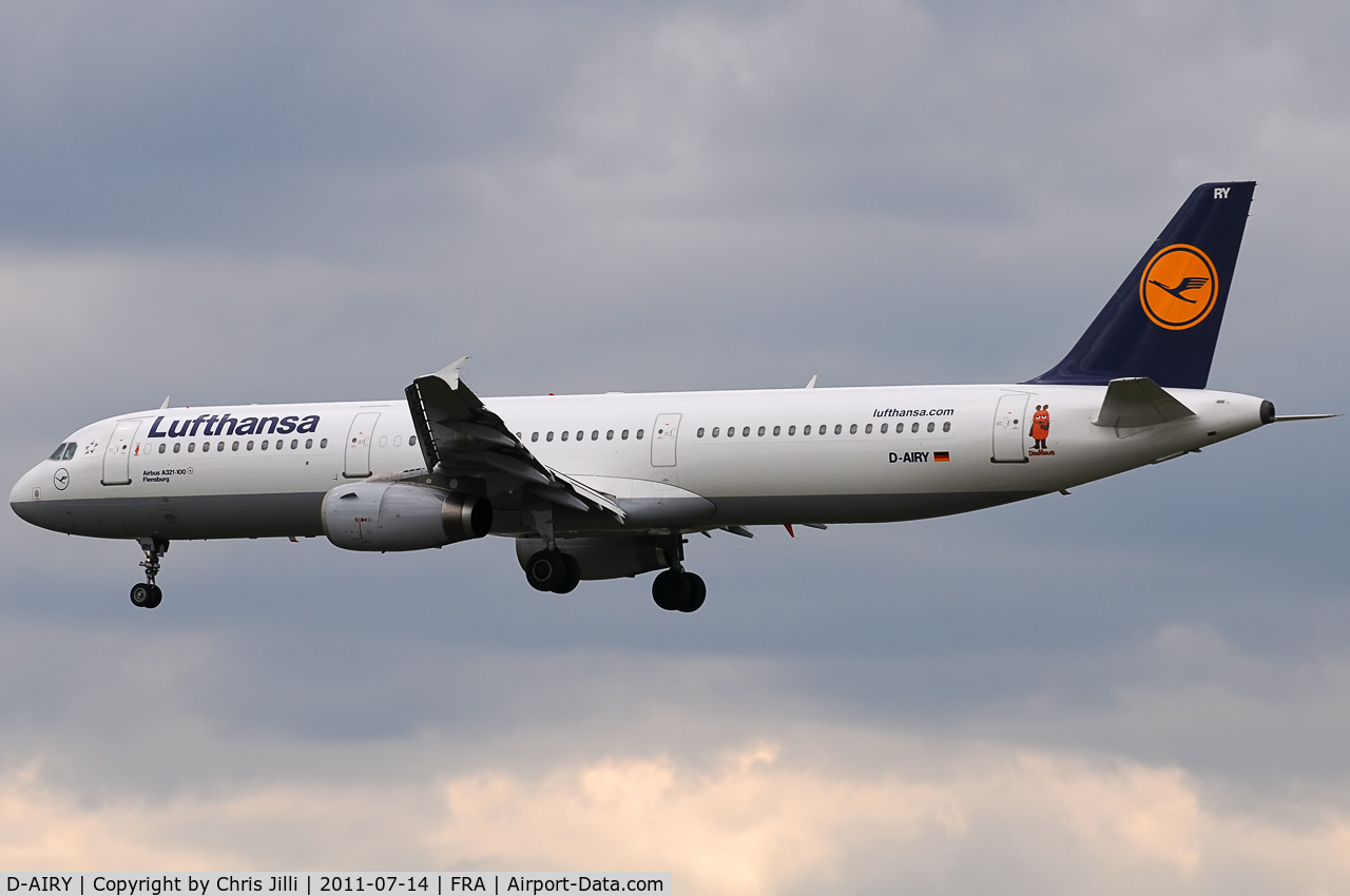 D-AIRY, 1998 Airbus A321-131 C/N 0901, Lufthansa