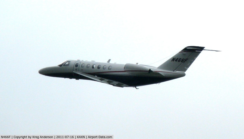 N466F, Cessna 525B C/N 525B0336, Cessna 525B CitationJet departing runway 13. Sorry for the poor quality.