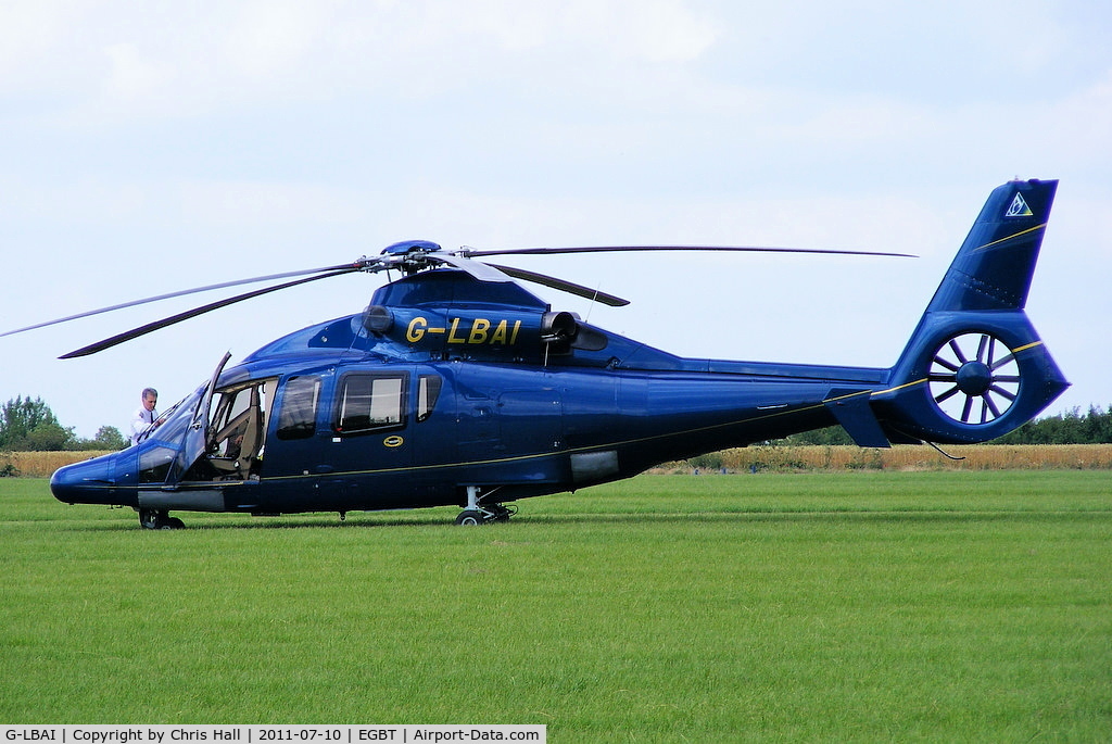 G-LBAI, 2003 Eurocopter EC-155B-1 C/N 6652, being used for ferrying race fans to the British F1 Grand Prix at Silverstone