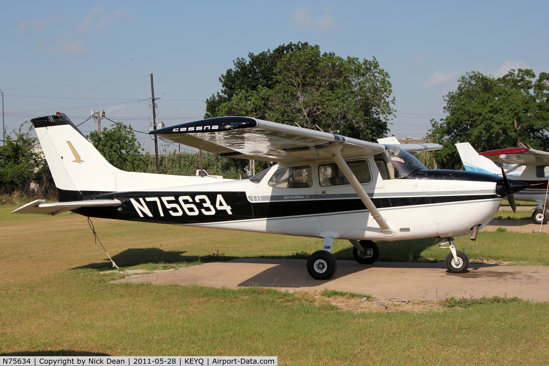 N75634, 1976 Cessna 172N C/N 17267865, KEYQ/EYQ