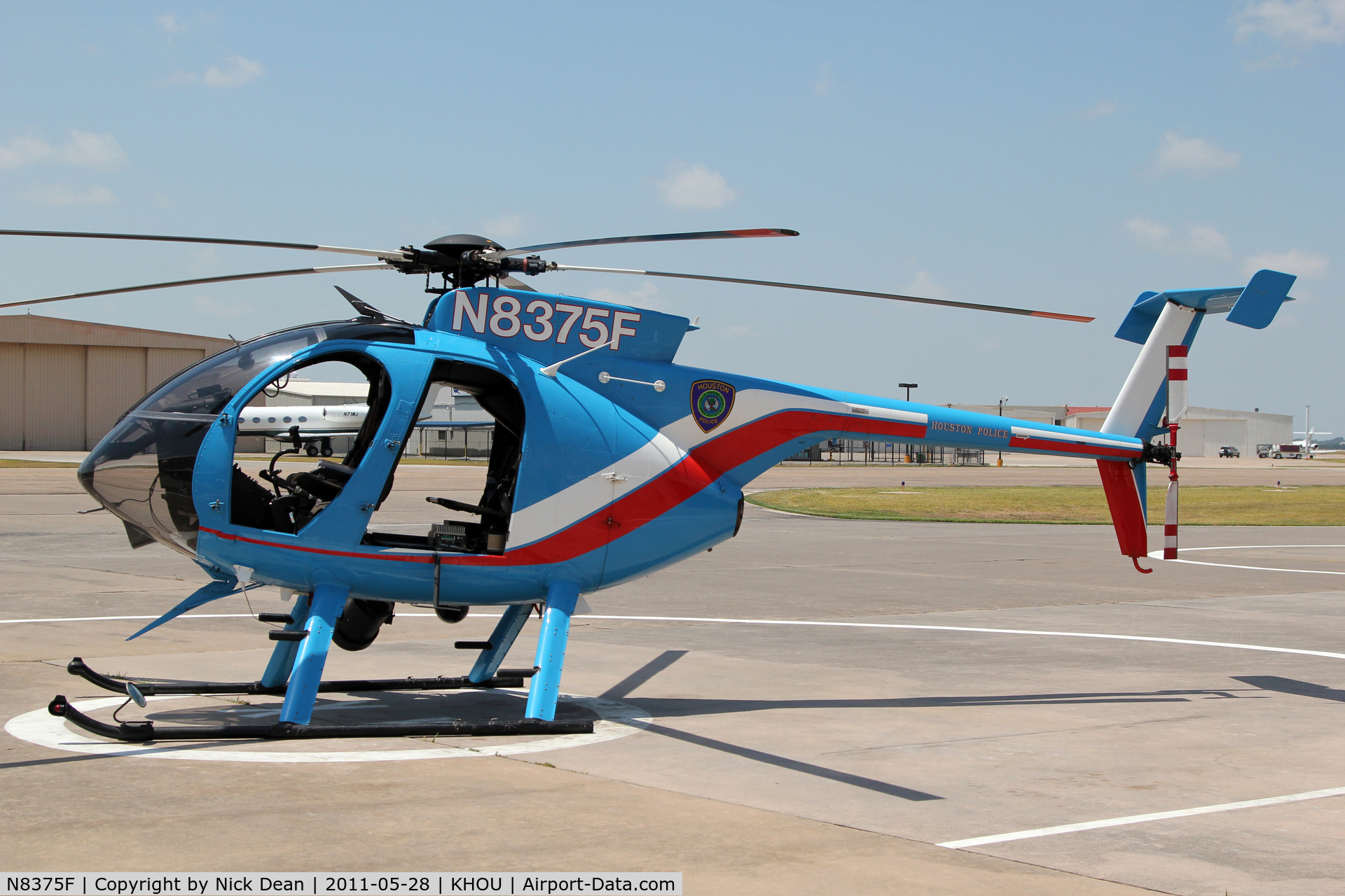 N8375F, MD Helicopters 369E C/N 0586E, KHOU/HOU