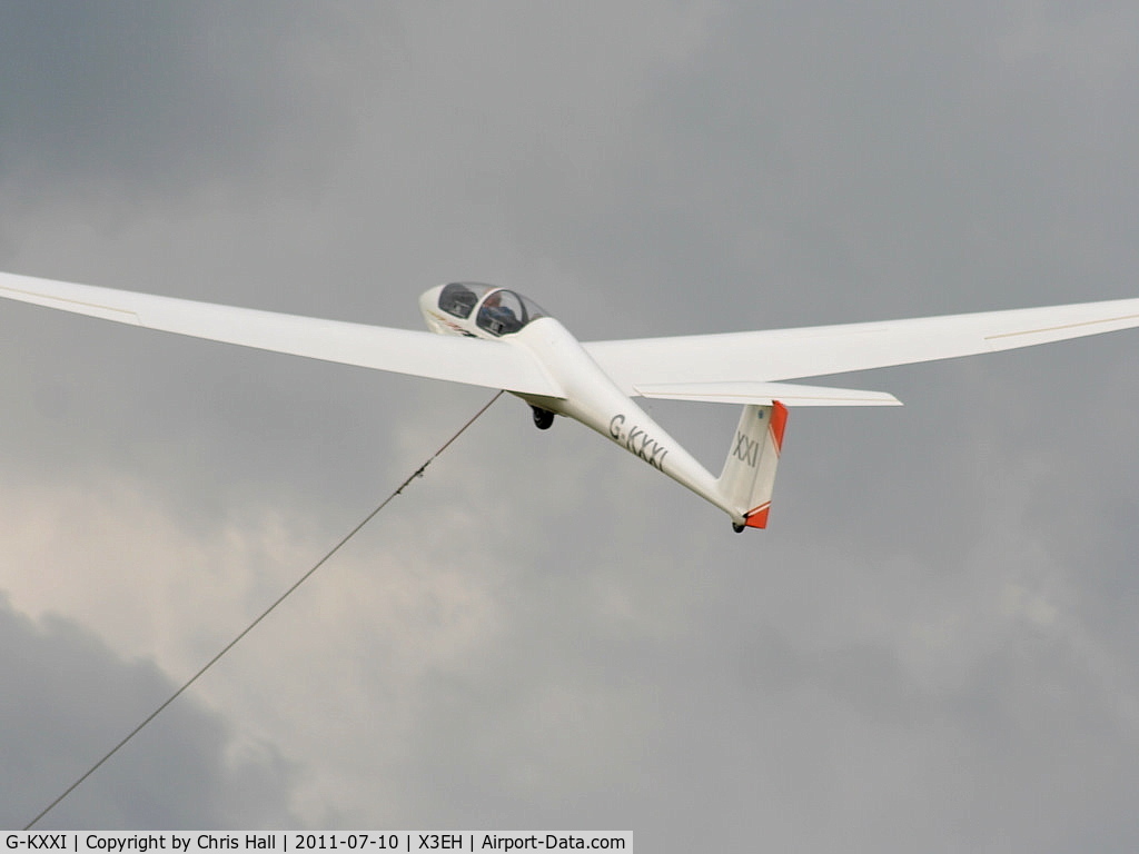 G-KXXI, 1980 Schleicher ASK-21 C/N 21024, Shenington Gliding Club