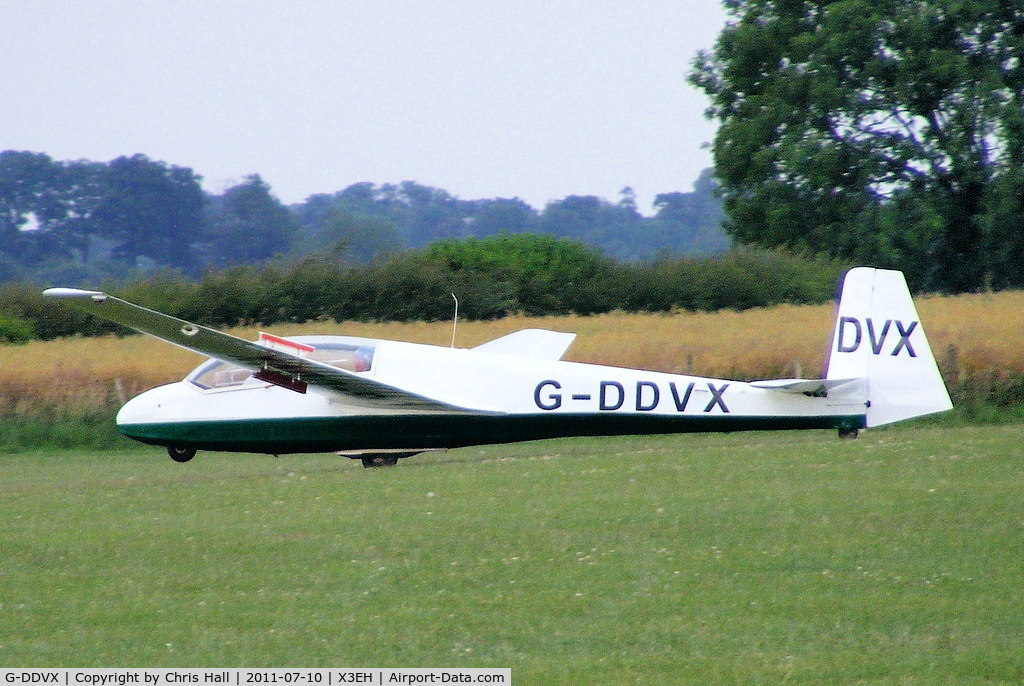 G-DDVX, 1978 Schleicher ASK-13 C/N 13598, at Edge Hill Airfield, Shenington