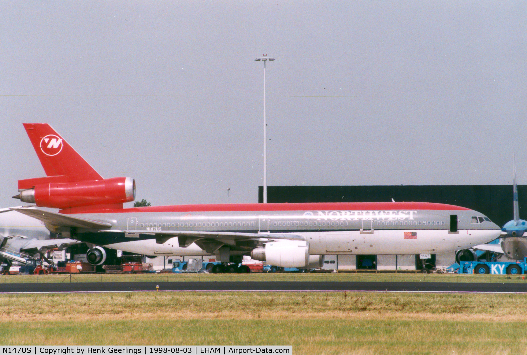 N147US, 1973 Douglas DC-10-40 C/N 46756, Northwest