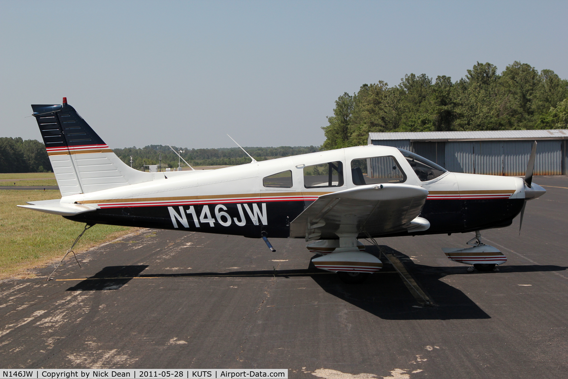 N146JW, 1976 Piper PA-28-151 C/N 28-7615348, KUTS/UTS