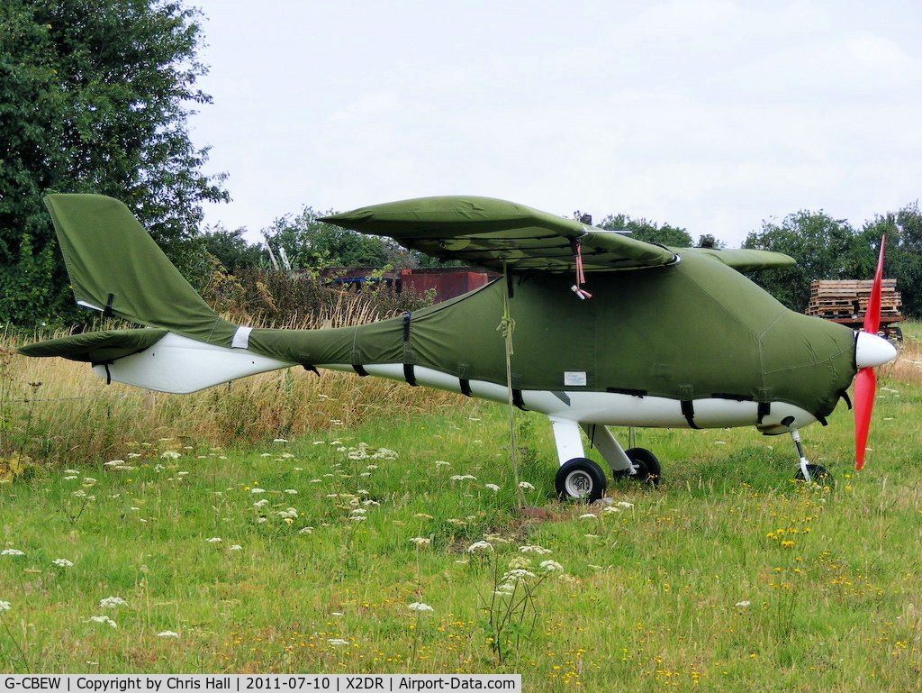 G-CBEW, 2001 Flight Design CT2K C/N 01.08.02.23, at Manor Farm Airfield, Drayton St Leonard
