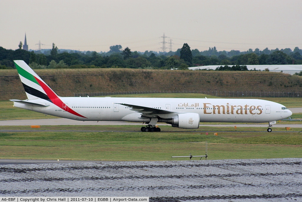A6-EBF, 2005 Boeing 777-31H/ER C/N 32708, Emirates