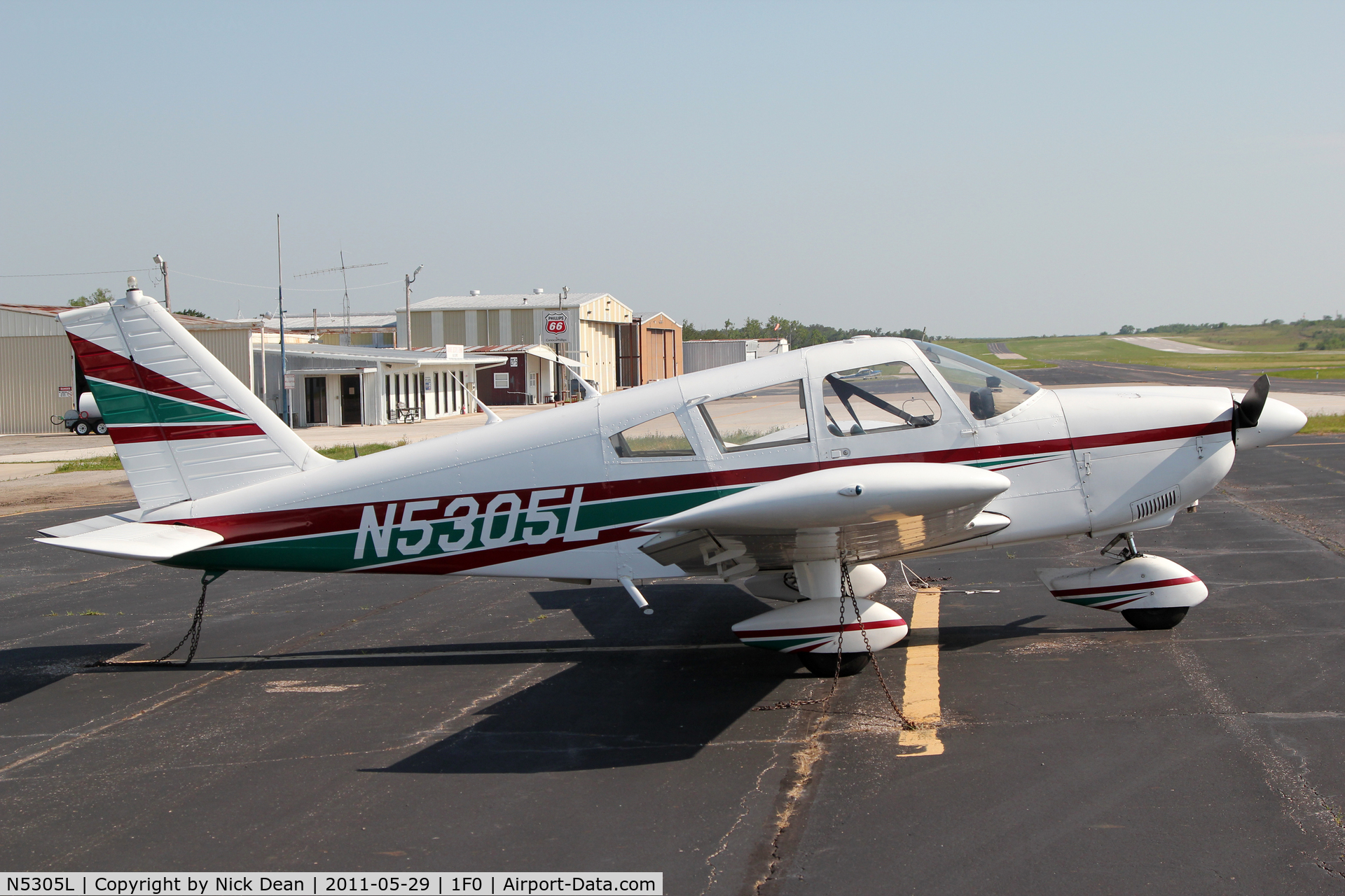 N5305L, 1968 Piper PA-28-180 C/N 28-4607, 1F0 Ardmore
