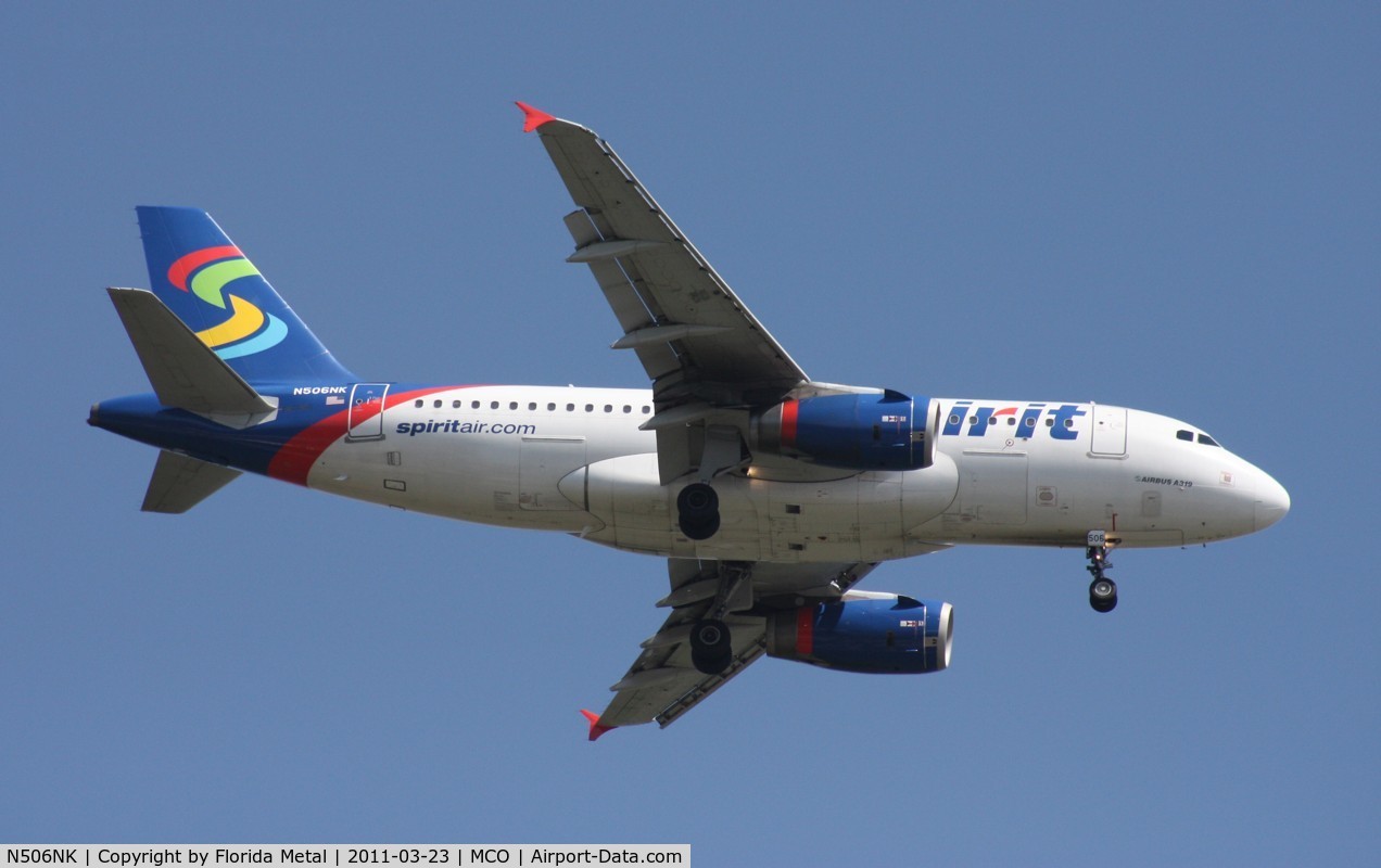 N506NK, 2005 Airbus A319-132 C/N 2490, Spirit A319