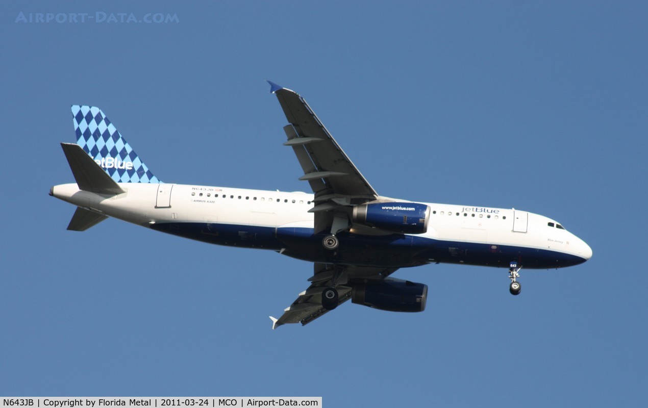 N643JB, 2006 Airbus A320-232 C/N 2871, Jet Blue A320
