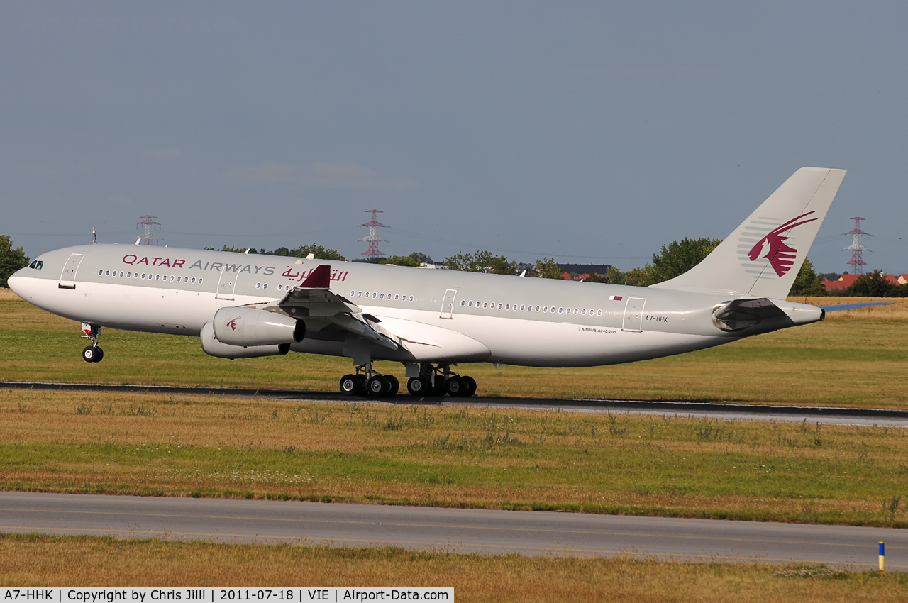 A7-HHK, 1993 Airbus A340-211 C/N 026, Qatar Amiri Flight