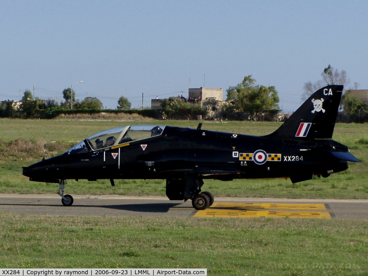 XX284, 1979 Hawker Siddeley Hawk T.1A C/N 110/312109, Hawk T1A XX284/CA 100Sqd RAF