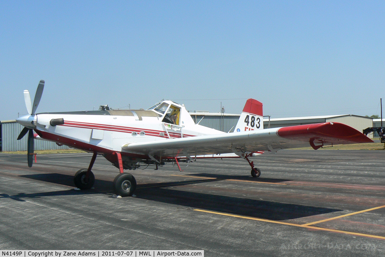N4149P, 2007 Air Tractor Inc AT-802A C/N 802A-0255, SEAT (Single Engine Air Tanker) at Mineral Wells