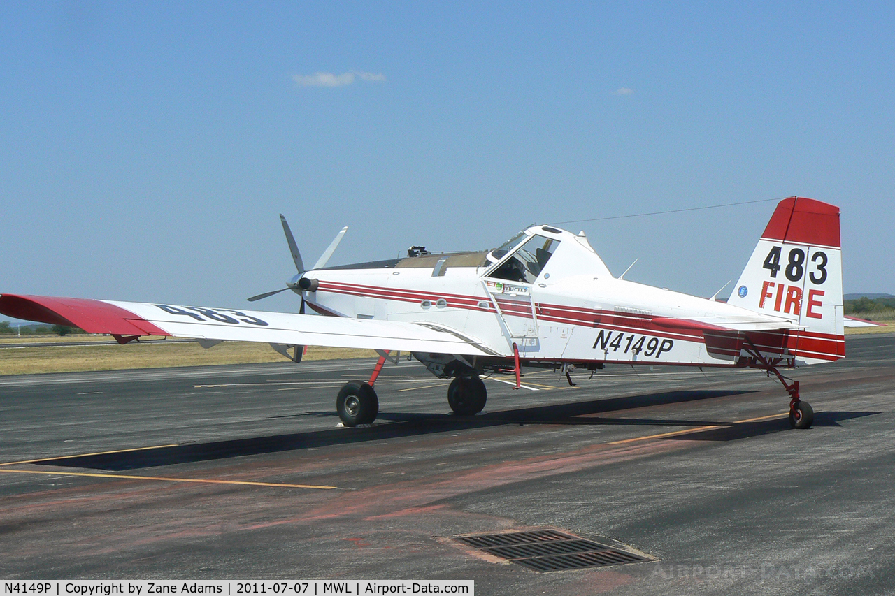 N4149P, 2007 Air Tractor Inc AT-802A C/N 802A-0255, SEAT (Single Engine Air Tanker) at Mineral Wells