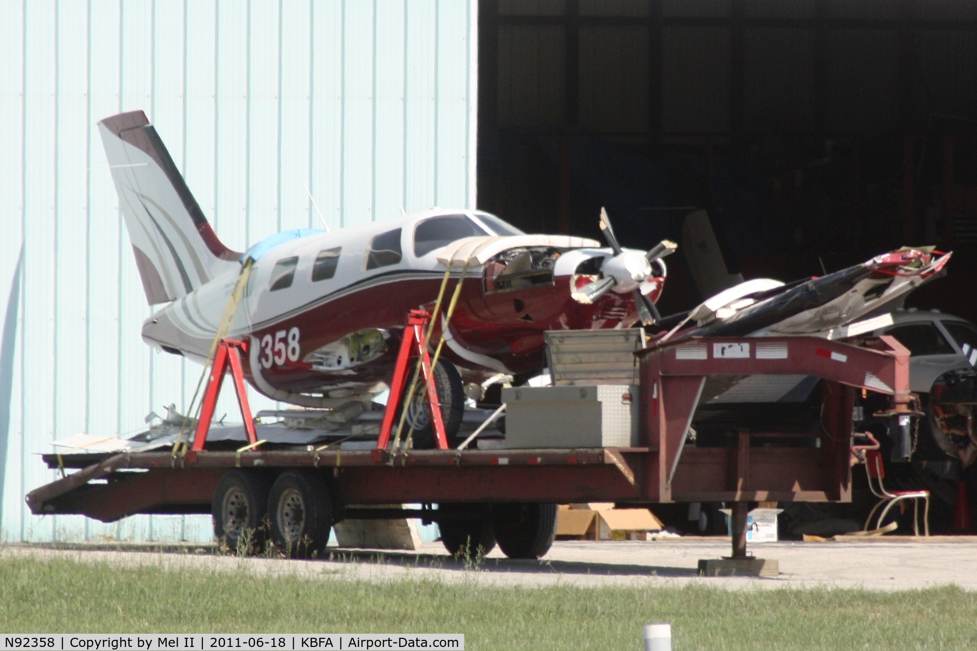 N92358, 1993 Piper PA-46-350P Malibu Mirage C/N 4622147, Factual Accident report:  http://dms.ntsb.gov/aviation/AccidentReports/gyplzl55xwg4v2bp2xk1nj451/V07192011120000.pdf