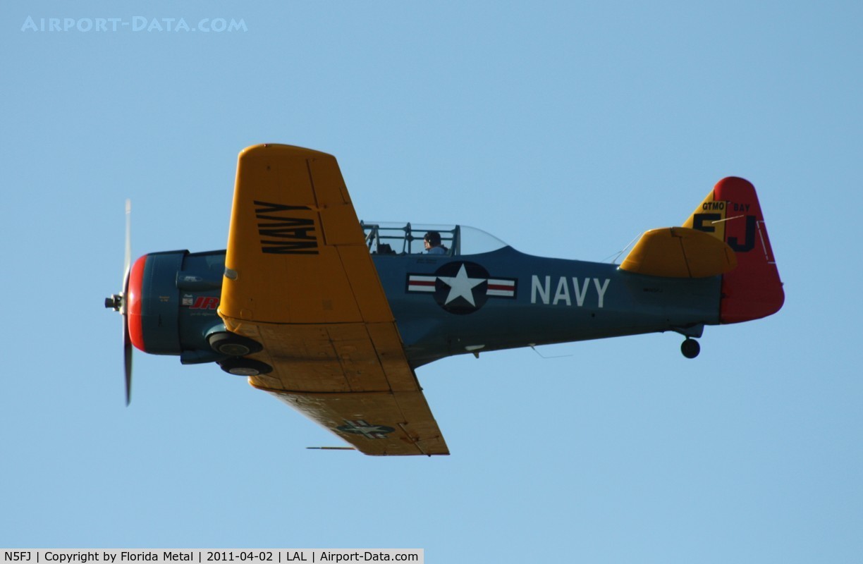 N5FJ, North American AT-6 C/N 88-14705, AT-6 Texan