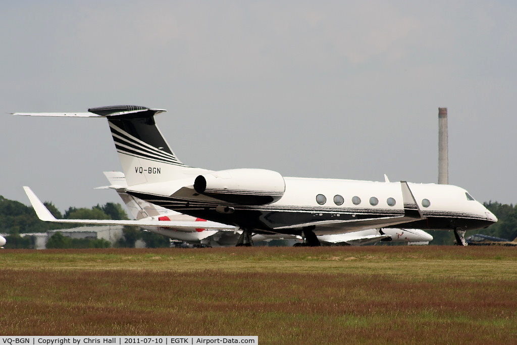 VQ-BGN, 2008 Gulfstream Aerospace GV-SP (G550) C/N 5218, Rockfield Holdings Ltd