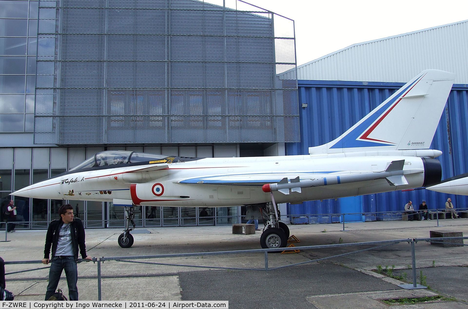 F-ZWRE, 1986 Dassault Rafale A C/N 01, Dassault Rafale A prototype at the Musee de l'Air, Paris/Le Bourget