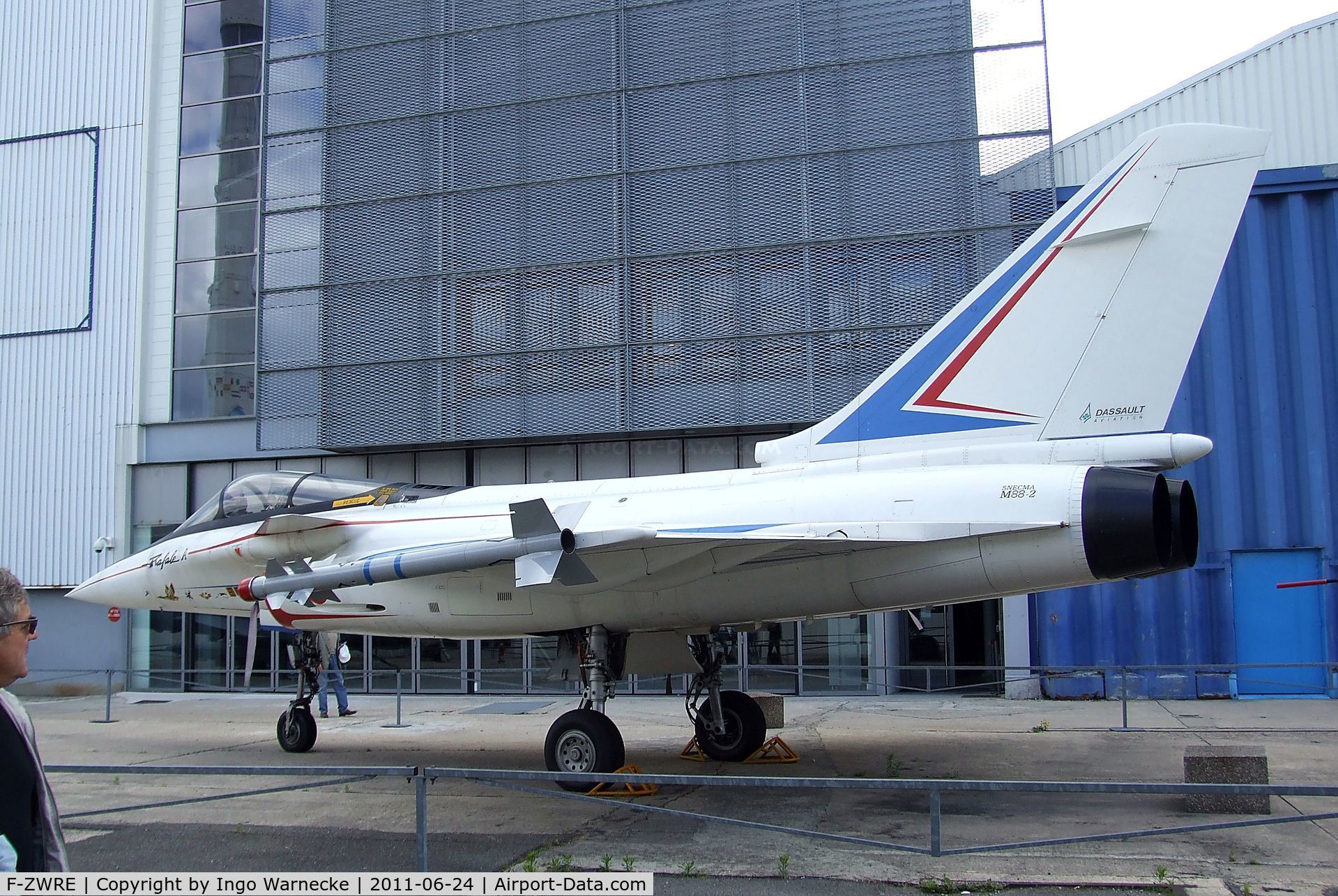F-ZWRE, 1986 Dassault Rafale A C/N 01, Dassault Rafale A prototype at the Musee de l'Air, Paris/Le Bourget