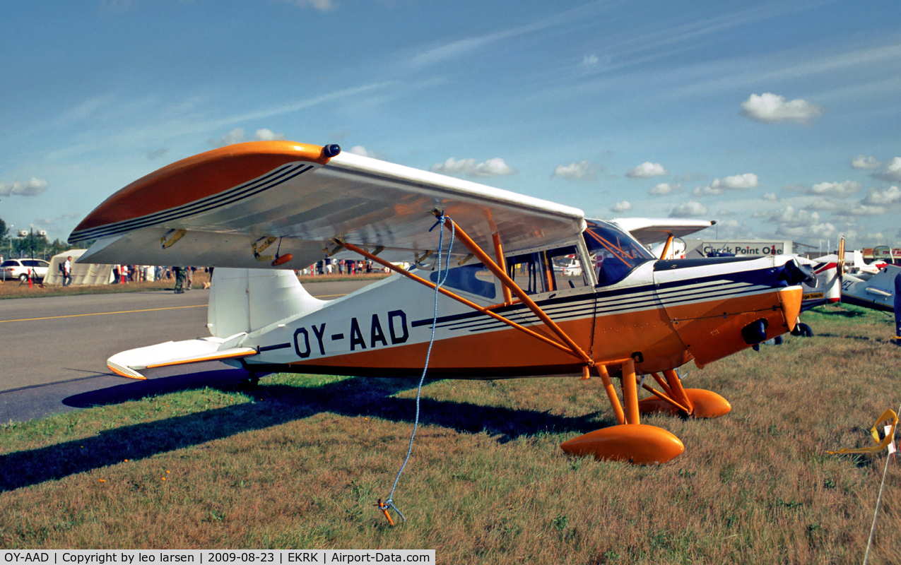 OY-AAD, 1947 SAI KZ VII Laerke C/N 157, Roskilde Air Show 23.8.09