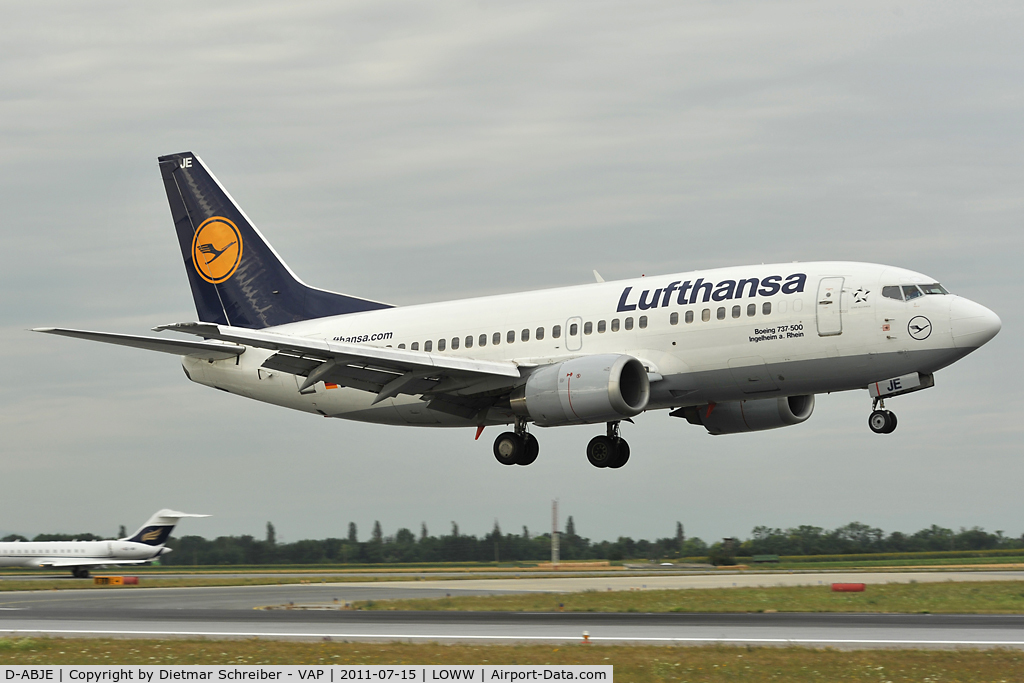 D-ABJE, 1991 Boeing 737-530 C/N 25310, Lufthansa Boeing 737-500