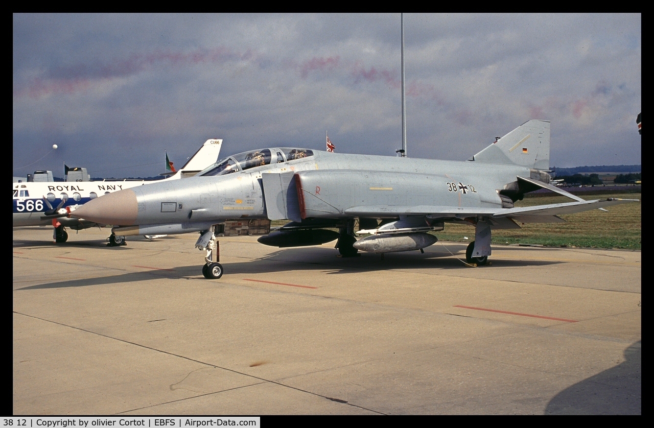 38 12, 1972 McDonnell Douglas F-4F Phantom II C/N 4640, Florennes 2001