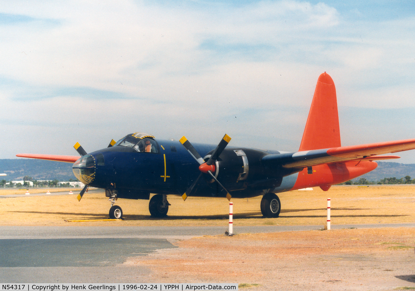 N54317, 1959 Lockheed P2V-7S Neptune Neptune C/N 726-7192 (145921), ex BuNo 145921 , sn 7192.

Regi VH-JUK Not taken up.
Owner Aero Corp Australia - nr Perth