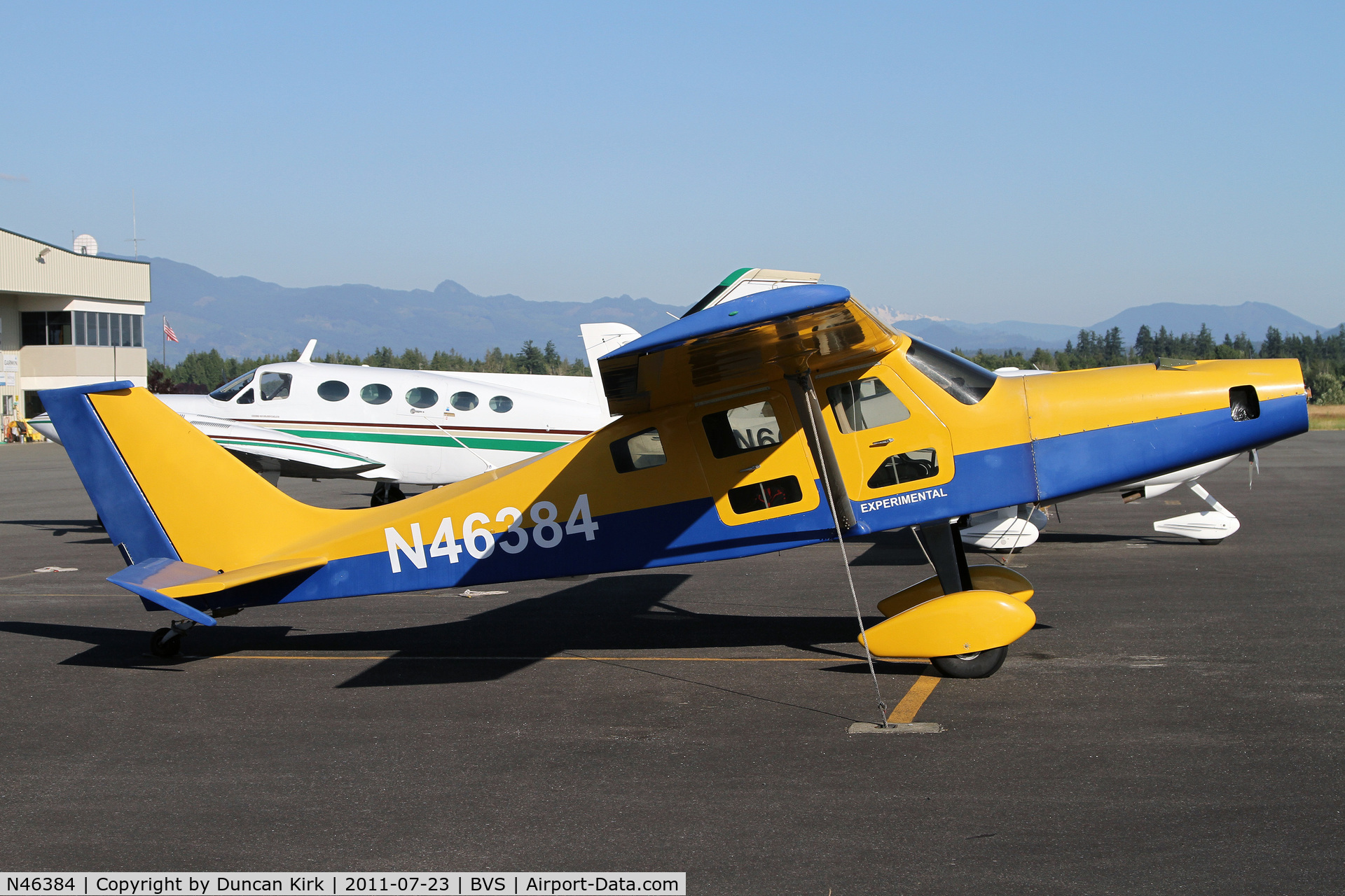 N46384, 2003 Aerocomp Comp Air 7 C/N 016266, Missing a prop