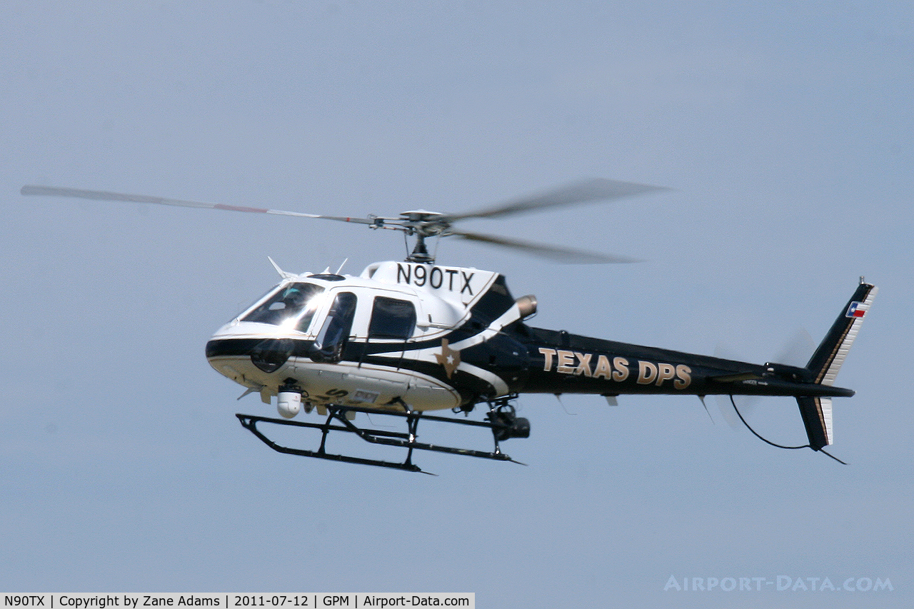 N90TX, 2008 Aerospatiale AS-350B-2 Ecureuil C/N 4401, Texas Department of Public Safety AS350 landing at Grand Prairie Municipal