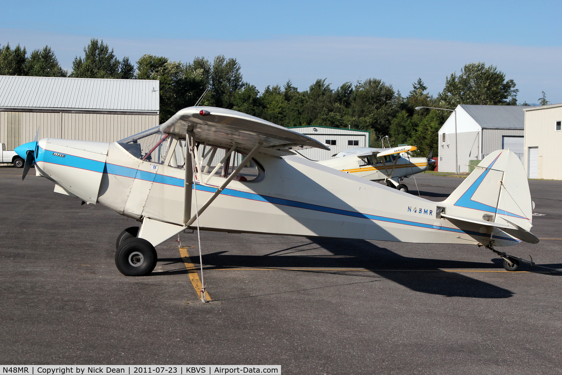 N48MR, 1947 Piper PA-12S Super Cruiser C/N 12-2583, KBVS/BVS