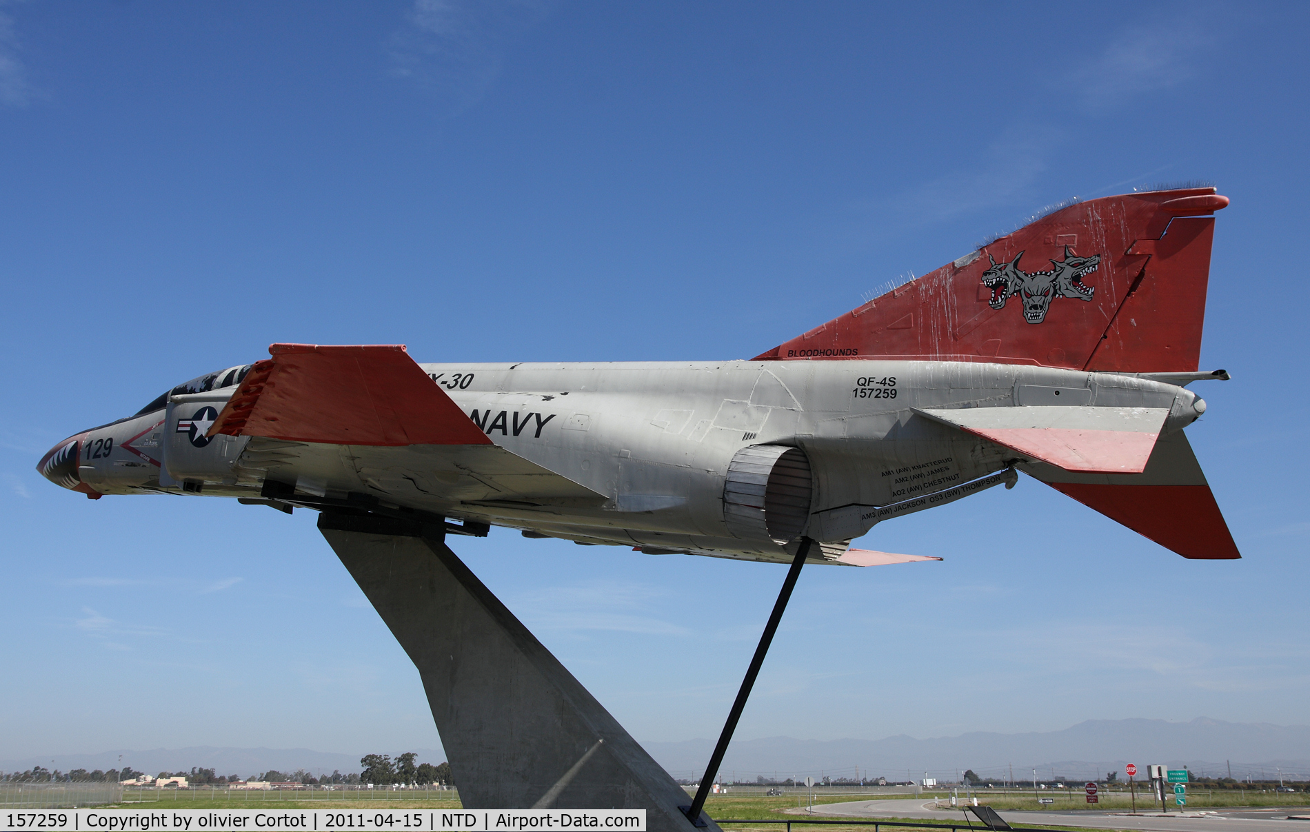 157259, 1969 McDonnell F-4S Phantom II C/N 3666, Point Mugu