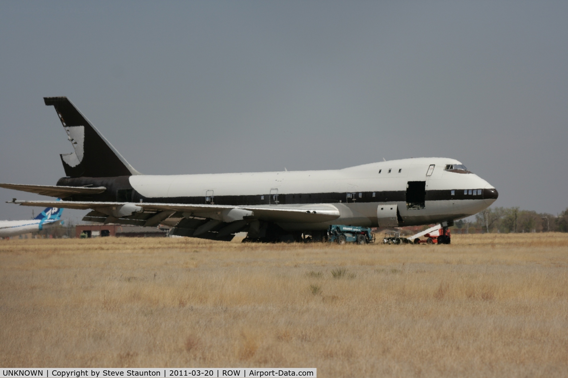 UNKNOWN, Boeing 747 C/N Unknown, Taken at Roswell International Air Centre Storage Facility, New Mexico in March 2011 whilst on an Aeroprint Aviation tour, an un-known Boeing 747 hiding in amongst the other aircraft