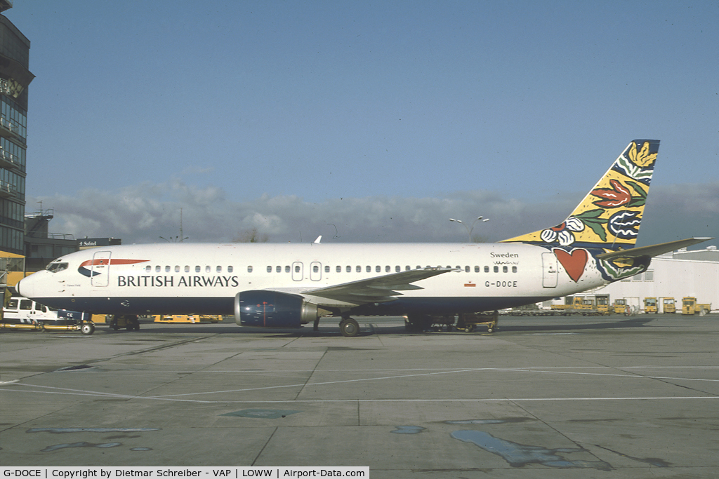 G-DOCE, 1991 Boeing 737-436 C/N 25350, British Airways Boeing 737-400