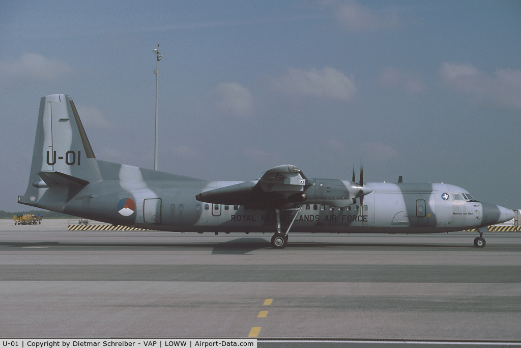 U-01, 1995 Fokker 60UTA-N C/N 20321, Dutch Air Force Fokker 60