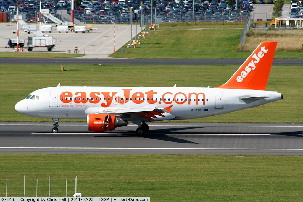 G-EZBJ, 2007 Airbus A319-111 C/N 3036, easyJet