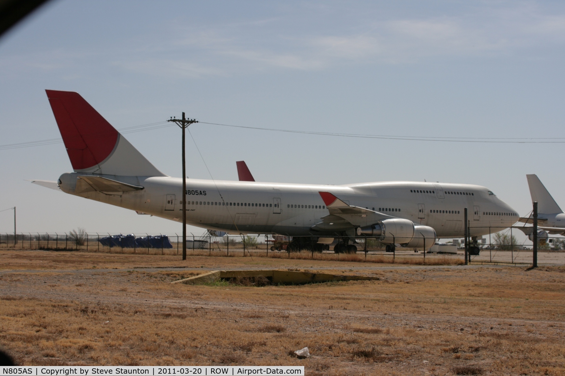 N805AS, , Taken at Roswell International Air Centre Storage Facility, New Mexico in March 2011 whilst on an Aeroprint Aviation tour
