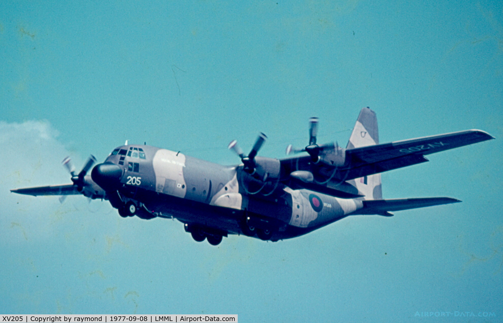 XV205, Lockheed C-130K Hercules C.1 C/N 382-4230, C130K XV205 RAF
