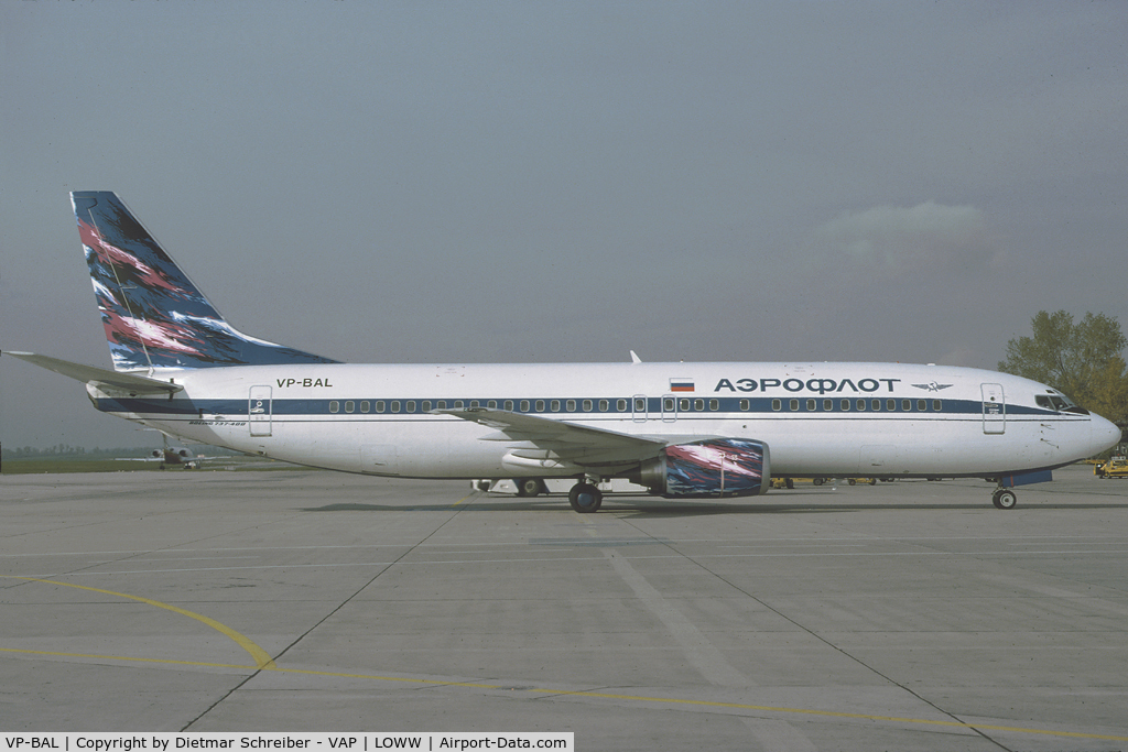 VP-BAL, 1998 Boeing 737-4M0 C/N 29204, Aeroflot Boeing 737-400