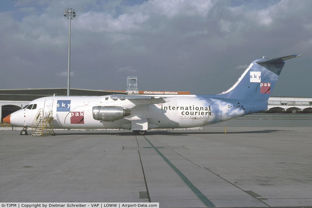 G-TJPM, 1989 British Aerospace BAe.146-300QT Quiet Trader C/N E3150, Sky Pak Bae 146