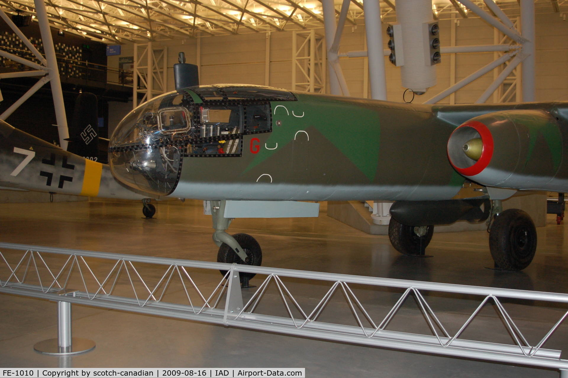 FE-1010, 1944 Arado Ar-234B-2 Blitz C/N 140312, Arado Ar 234 B-2 Blitz (Lightning) at the Steven F. Udvar-Hazy Center, Smithsonian National Air and Space Museum, Chantilly, VA