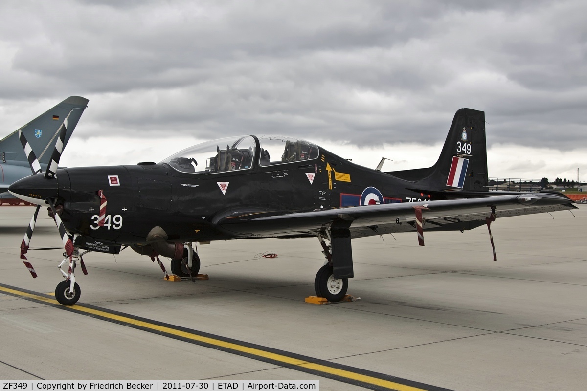 ZF349, Short S-312 Tucano T1 C/N S113/T84, static display, Spangdahlem Open House 2011