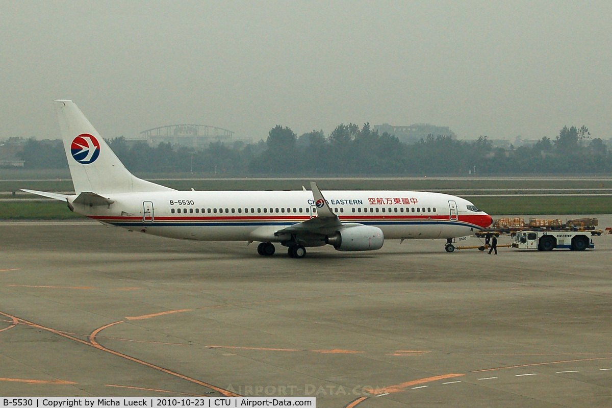 B-5530, 2010 Boeing 737-89P C/N 29655, At Chengdu