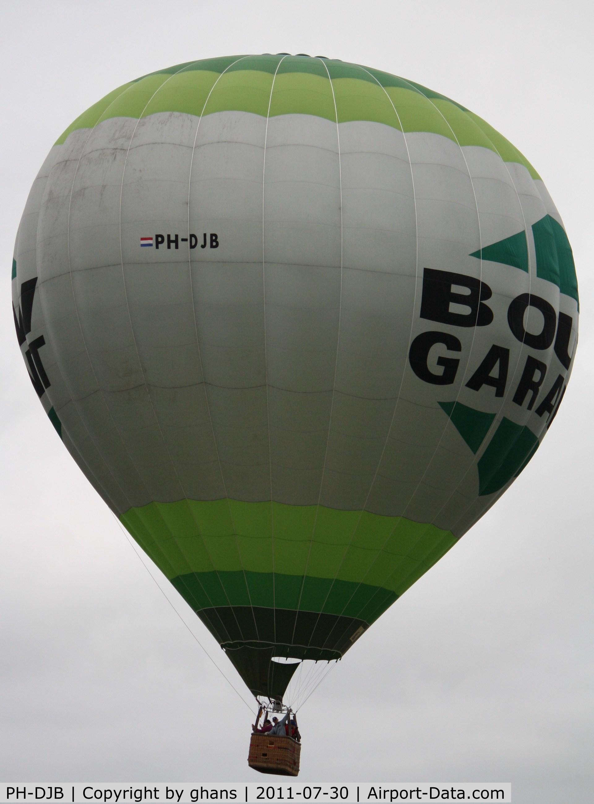 PH-DJB, Schroeder Fire Balloons G C/N 819, Bouwgarant